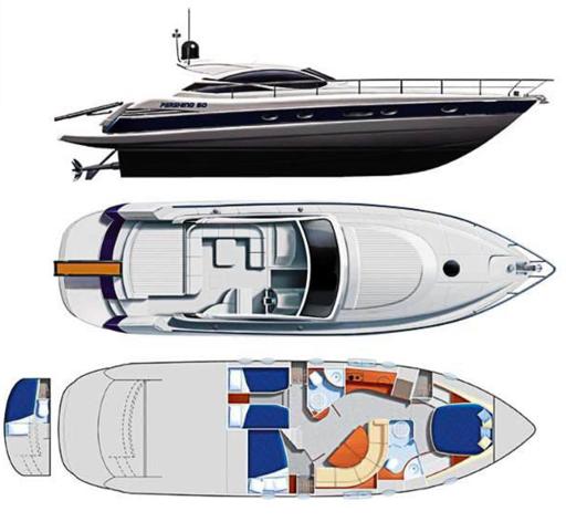 Pershing Pershing 50 Caractéristiques et design du Pershing 7X