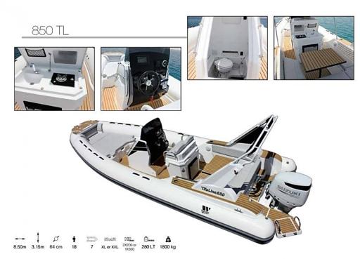 Tiger Marine Top Line 850 Présentation générale du Tiger Marine Topline 850